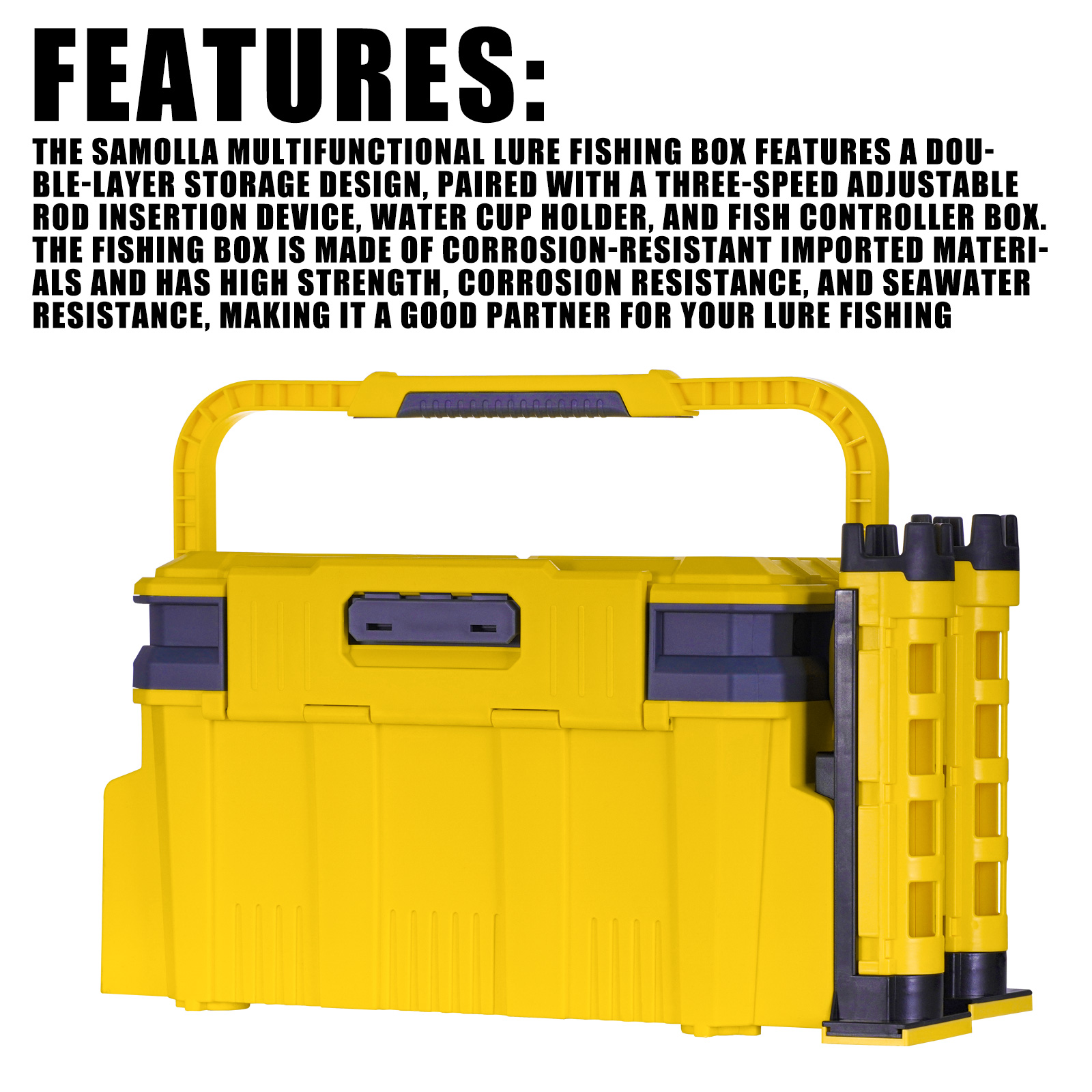 New Large Fishing Box Suit 19. - огляд і ціна Fishing Kayak Crate
