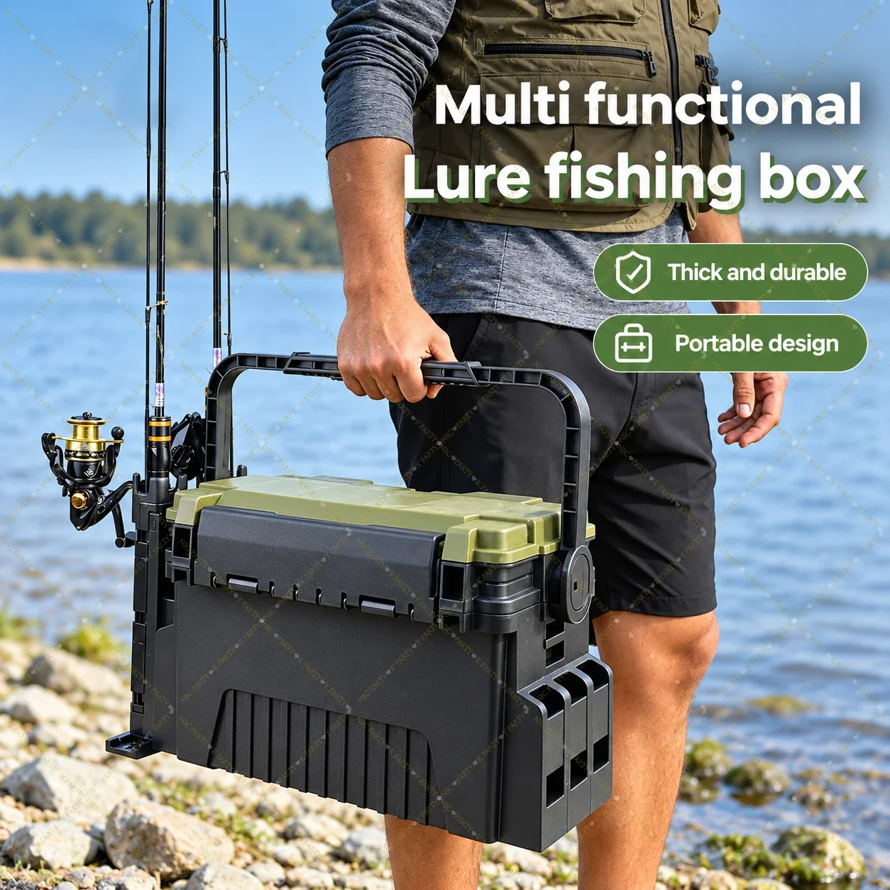 Large Capacity Tackle Fishing  - огляд і ціна Fishing Kayak Crate